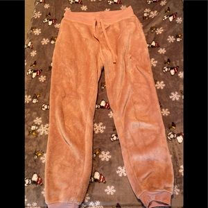 Gold rush super soft velvet sweatpants